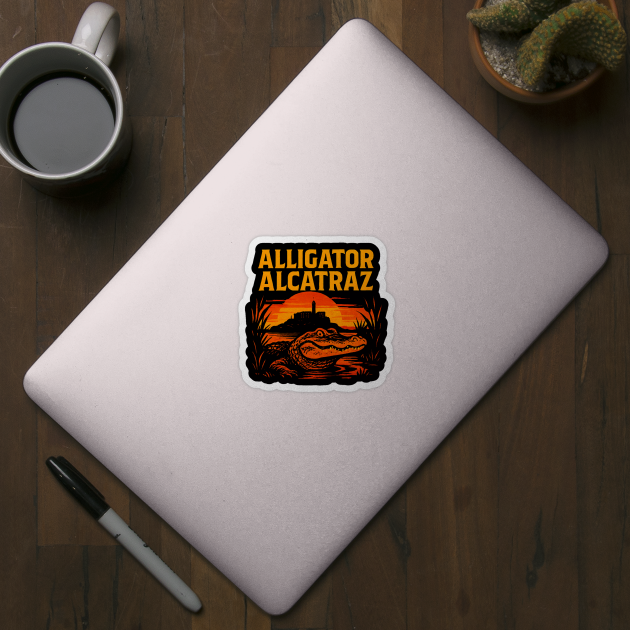 Alligator-Alcatraz by Creatifly Graphic Tees